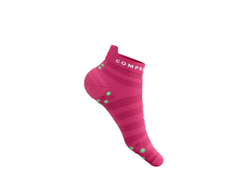 PRO RACING SOCKS V4.0 ULTRALIGHT RUN LOW - HOT PINK